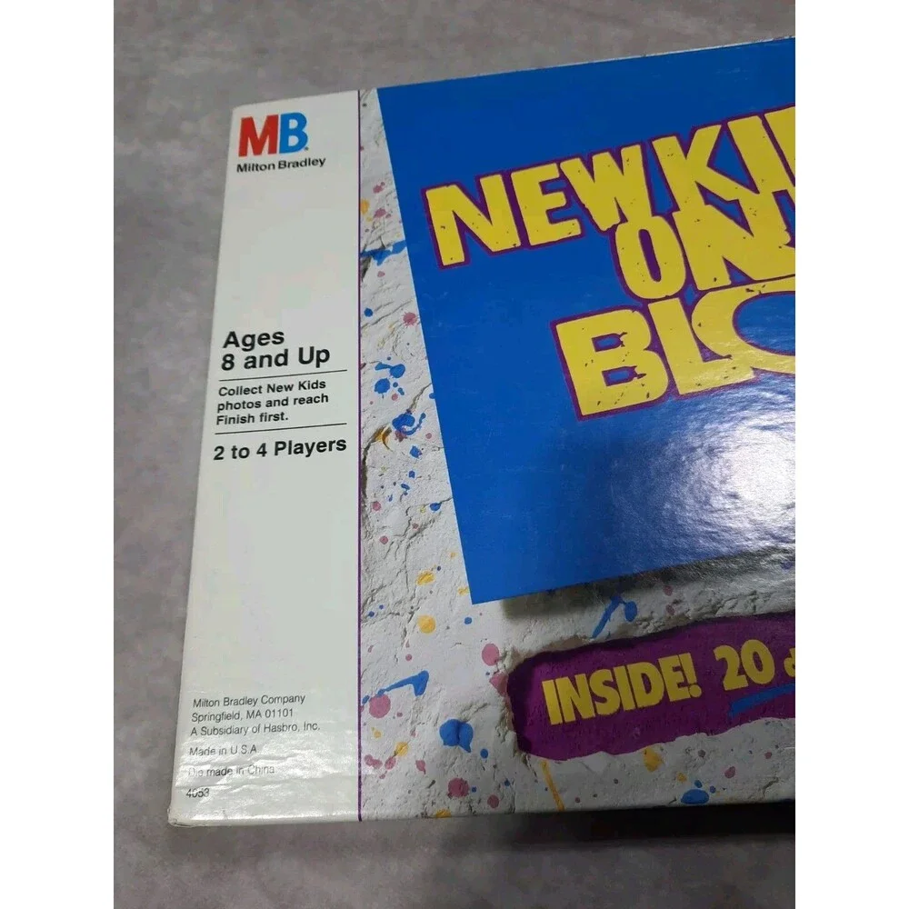 New Kids On The Block Vintage Milton Bradley Board Game - Cards Not Punched Out